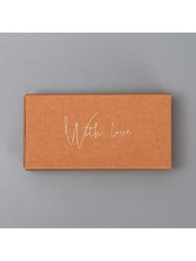 Коробка подарочная ювелирная, «With love», 10*5*3 см, 1 шт.