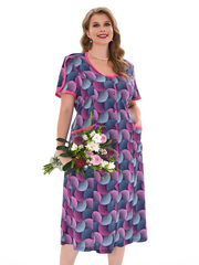 1351В Халат на пуговицах