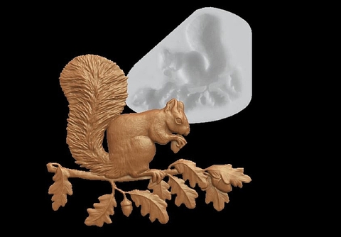 Силиконовый молд Белочка