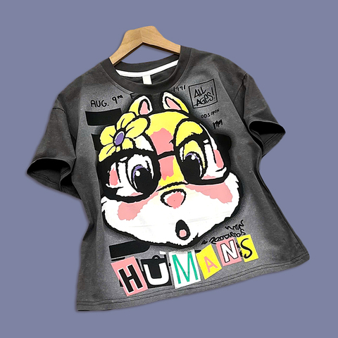 Футболка девочке (8-12) 260109-Y2033