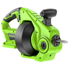 Трос сантехнический Greenworks G24DA 24V аккумуляторный, без АКБ и ЗУ