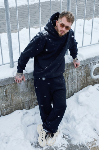 Худи синее "Winter"