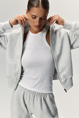 Олимпийка Светло-серый меланж