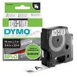 Картридж с лентой DYMO 19 мм х 7м. , пластик, черный на белой ленте [S0720830]