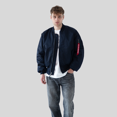 Бомбер Alpha Industries MA-1 Rep. Blue (Синий)