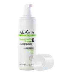 Мусс очищающий для тела с антицеллюлитным комплексом Fitness Bubble Cleanser, 160 мл, ARAVIA Organic