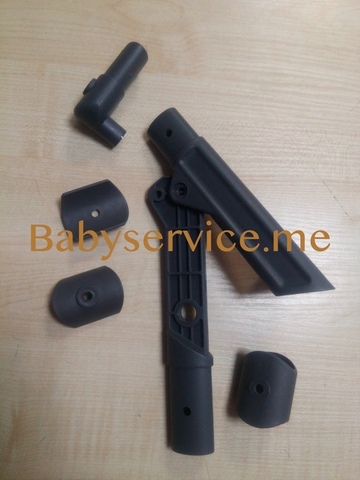 Шарнир складывания рамы левый серый