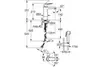 GROHE Eurosmart Cosmopolitan 24191000 Смеситель для раковины с гигиеническим душем, M-size, хром