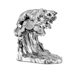 Серебряный тигр на денежной волне - Символ 2022 года