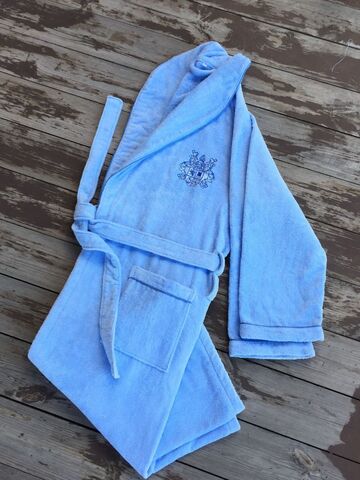 Халат мужской Gamba Gant небесно-голубой