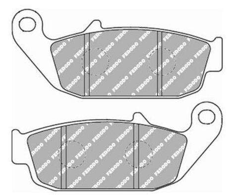 FDB2286EF Тормозные колодки дисковые MOTO, блистер 2 шт