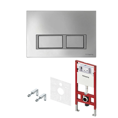 Комплект TECE TECEspring для установки подвесного унитаза с панелью смыва TECEspring V хром глянцевsq (S955201)