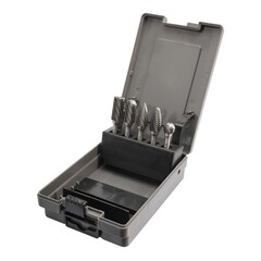 Набор бор-фрез твердосплавных 5шт HM S=6мм H-Tools 116004ROHT