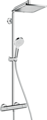 Душевая система с термостатом для душа, хром Hansgrohe Crometta 240 Showerpipe 27271000