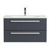 Cezares ECO-1200-4C-SO-2-GR-P Тумба под раковину подвесная с четырьмя выкатными ящиками 40х30х150