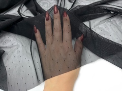 Сетка эластичная черная 