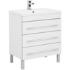 Aquanet 212874 Тумба с раковиной Aquanet Верона 75 белый (напольная 3 ящика) (212874)