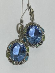 Рококо (серьги из серебра)