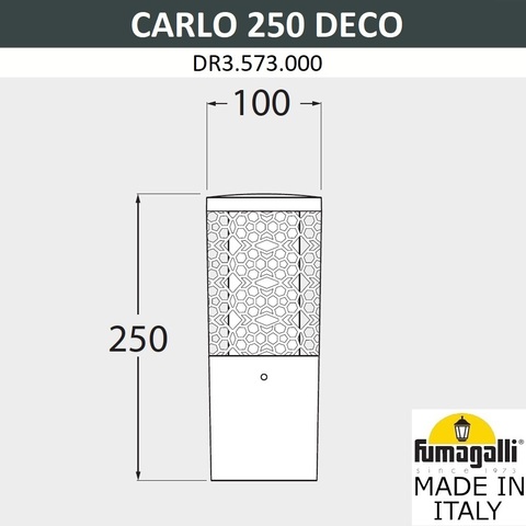 Ландшафтный светильник Fumagalli CARLO DECO DR3.573.000.AXU1L
