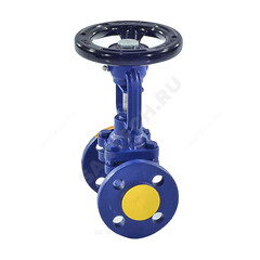 Клапан запорный чугун 234A Ду 32 Ру16 Тмакс=300 оС фл со штурвалом сильфонный Zetkama 234A032C01
