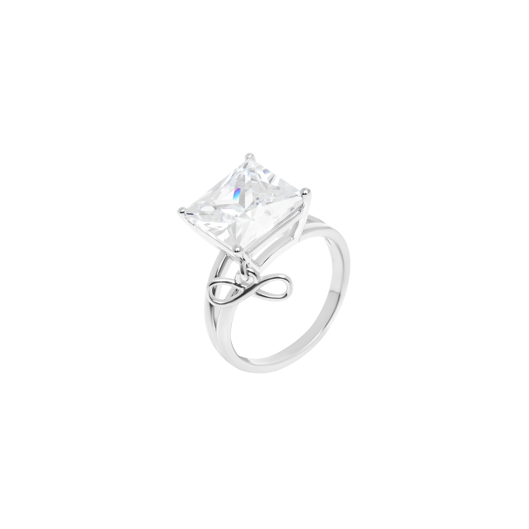VIVA LA VIKA Кольцо Crystal Square Infinity Ring viva la vika кольцо square macaroon ring – crystal