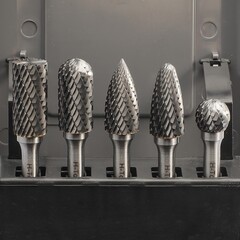 Набор бор-фрез твердосплавных 5шт HM S=6мм H-Tools 116004ROHT