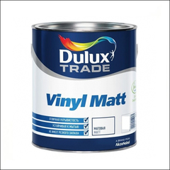 Краска для стен и потолка Dulux Trade Vinyl Matt BW (Белый)