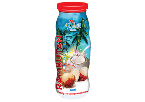 Нектар рамбутана с кокосовым желе Aziano, 300мл