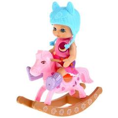 Кукла с качалкой-лошадкой,  yl1701p на