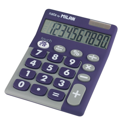 Калькулятор настольный Milan 150610TDPRBL 10-разрядный фиолетовый