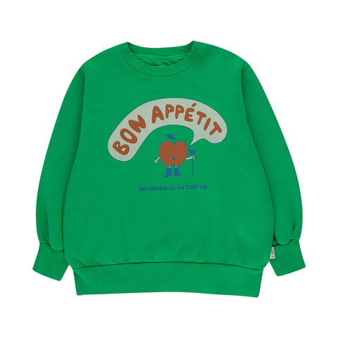 Свитшот Tinycottons Bon Appetit Green