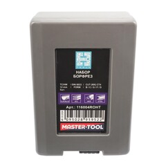 Набор бор-фрез твердосплавных 5шт HM S=6мм H-Tools 116004ROHT