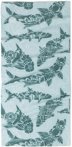 Бандана-труба Buff CoolNet UV Salt Seagrove Green фото 2