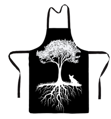 Фартук "Французский бульдог у дерева"