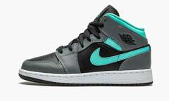 Air Jordan 1 Mid GS "Grey Aqua"
