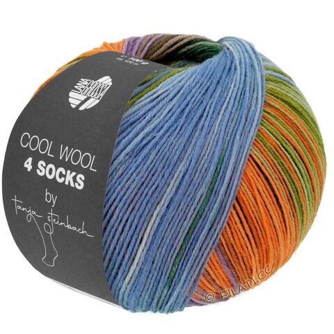 Lana Grossa Cool Wool Print 4 Socks 7791
