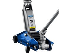 ЗУБР Т-70, 3 т, 130 - 410 мм, подкатной домкрат с поворотной ручкой, Профессионал (43052-3)