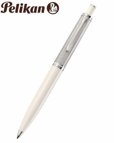 Ручка шариковая Pelikan Souverän® K405 Silver-White (818 933)