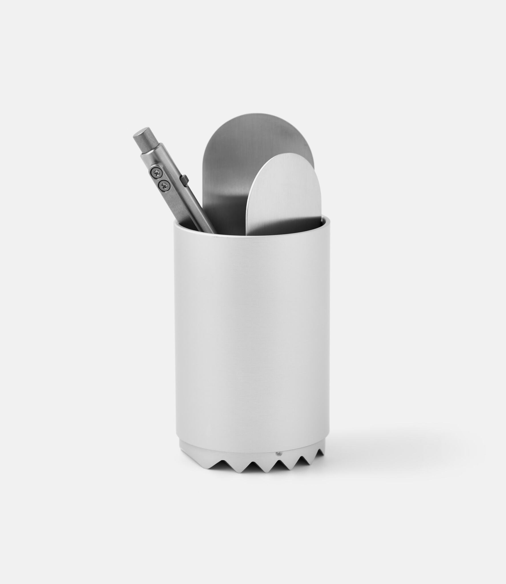 Antou W Stationery Holder Gunmetal Silver — настольный органайзер