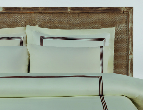 Наволочка 50х70 L'appartement Toscana слоновая кость/шоколадная