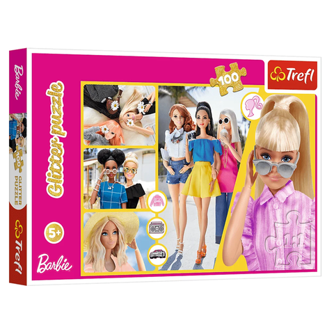 Puzzle Glitter Barbie