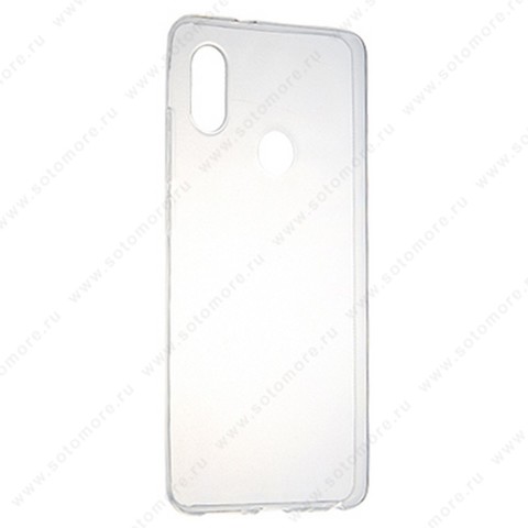 Накладка силиконовая ультра-тонкая для Xiaomi Redmi Note 5 Pro/ Note 5 прозрачная