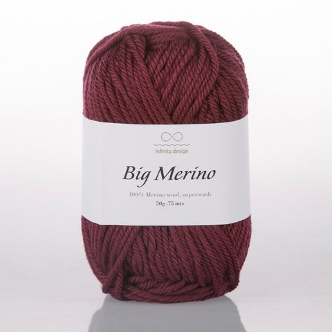 Пряжа Infinity Big Merino 4654 винный