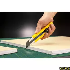 OLFA 25 мм, в комплекте с лезвиями EXCEL BLACK 5 шт, нож (OL-H-1BB/5BB )