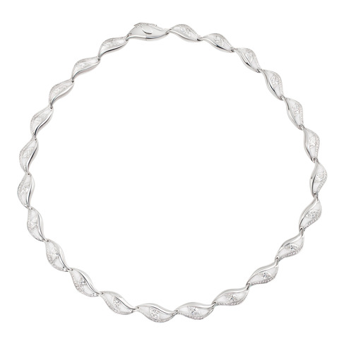 Колье с Бриллиантами, Эмаль, N0123-8/1