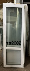 Дверь Пластиковая Б/У 223(в) х 77(ш) Балконная