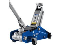 ЗУБР Т-70, 3 т, 130 - 410 мм, подкатной домкрат с поворотной ручкой, Профессионал (43052-3)