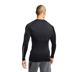 Термобелье Nike Pro Dri-Fit Tight Top LS M - black/white