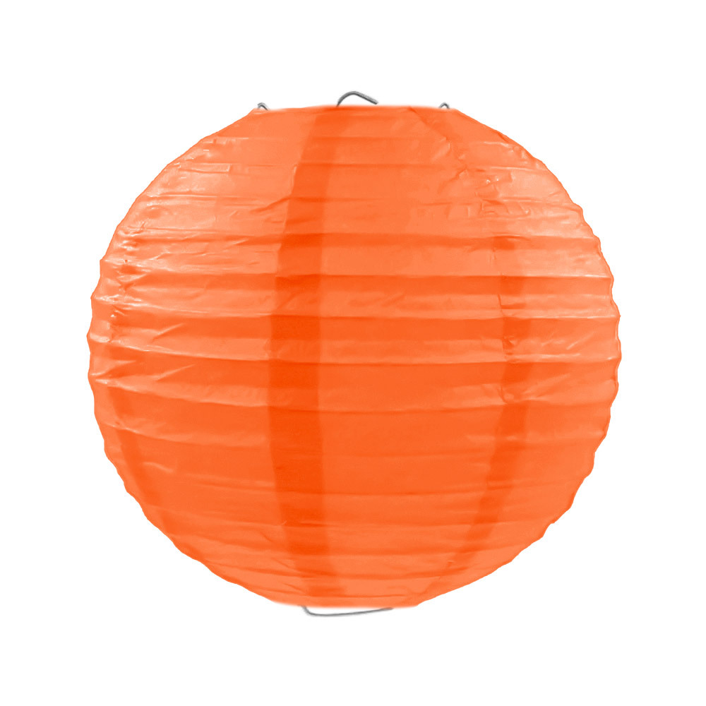 Подвесной фонарик, стандарт, 45 см, оранжевый, 1 шт.