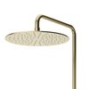 Cezares LEAF-CVDA-30-L-MM Душевая стойка телескопическая, с изливом с верхним и ручным душем, верхний душ диаметр 230 мм АБС пластик, исполнение Morning Mist